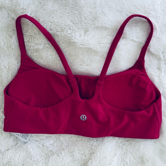 NWT Lululemon Wunder Train Strappy Racer Bra, Passionate Pink, 8, A/B - Picture 4 of 7